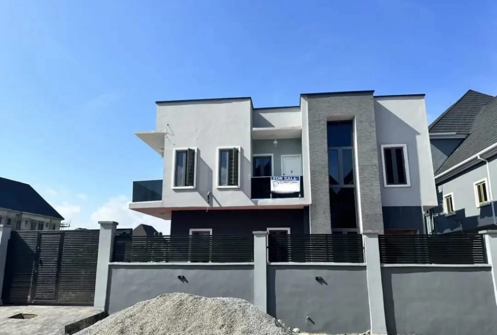 Newly Built Semi Detached duplex for sale along Ago/Okota, Lagos.